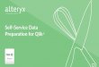 Self-Service Data · Cookbook Series Self-Service Data Preparation for Qlik Alteryx makes it easy to gather and prepare multiple data sources in a single intuitive workflow, with
