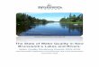 The State of Water Quality in New Brunswick’s Lakes and Rivers · New Brunswick contains approximately 2500 lakes and 60 000 kilometers of streams and rivers. Surface water quality