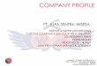 COMPANY PROFILE - Alfa Sentra Wisesaalfasentrawisesa.com/.../08/ASW_Company-Profile.pdf · nama pemilik barang bapak. alauddin muhammadiah alamat pemilik barang jl. sultan alauddin