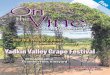 Sanders Ridge Winery Yadkin Valley Grape Festival · ON ThE VINE 214 E. Main St., Elkin, NC 28621 On The Vine is published quarterly by Civitas Media LLC. The tasting room and winery