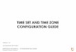 TIME SET AND TIME ZONE CONFIGURATION GUIDE Set And Time Zone... · Copyright © Entrypass Corporation ENTRYPASS TECHNICAL – CONFIGURATION GUIDE Technical Support If you cannot find