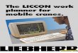 The LICCON work planner for mobile cranes. · The modular design of the LICCON work planner warrants further extensions. Listing of all cranes available for which data diskettes are