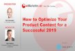 How to Optimize Your - eMarketer · Enhanced Content Improves Sales and Search Rank Enhanced content can increase conversion rates by 10% on Amazon Consumers will stay on your page