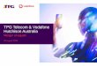 TPG Telecom & Vodafone Hutchison Australia · Telecom and Vodafone Hutchison Australia New ASX listing To be named “TPG Telecom Limited” David Teoh WHSP Merged Group Vodafone