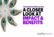 UNLEASHING INNOVATION: A CLOSER LOOK AT IMPACT ......“Hard” core metrics -example: reduced cost, improved policy outcomes, and improved productivity per employee, to assess the