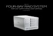 DRD-401 FOUR-BAY RAID SYSTEM · Drive types supported: 3.5” SATA I/II/III type hard-disk drive (HDD) ... makes it easier to recover lost data if one of the RAID drives is damaged