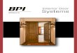 Interior Door Systems - Millwork Development B… · possibilities of interior doors and accessories, we offer custom ordering. This gives our cli-ents endless variety of style options