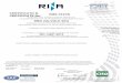 CERTIFICATO N. EMS-7933/S CERTIFICATE No. · EMS-7933/S RBR VALVOLE SPA Via Brodolini, 2/4 20010 POGLIANO MILANESE (MI) ITALIA ... The validity of this certificate is dependent on