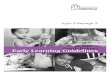 North Dakota Early Learning Guidelines · North Dakota Early Learning Guidelines To North Dakota parents and early care and education professionals: We are pleased to join many state