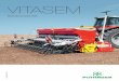 VITASEM - poettinger.at · The implement-mounted drill is fixed to the rear roller and guided via the top link that forms a parallel linkage. (2) Packer and seed drill form a single