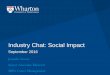 Industry Chat: Social Impact · Industry Overview Social Finance Development Finance Impact Investing Microfinance Socially Responsible Investing Education School Districts Charter