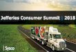 Jefferies Consumer Summit | 2018/media/Files/S/Sysco... · U.S. Foodservice Operations International Foodservice Operations OTHER Canada, Europe and Latin America Growth opportunities