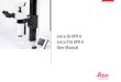 Leica Z6 APO A Leica Z16 APO A User Manual Z16... · macroscope, accessories and electrical accesso-ries as well as general safety instructions. You can combine individual system