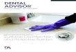 Infection Control 2020-Surface Disinfectants-UPDATE Infection Control 2020: Surface Disinfectants DENTAL ADVISOR ™ 3 Classifying areas of the dental practice for disinfection HIGH
