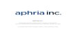 Aphria Inc....Unrealized gain on convertible debentures (14,207) --Unrealized loss on financial liabilities -- 415 Change in non-cash working capital 30 (15,893) (8,693) (30,853) (14,315)