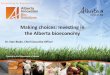 Making choices: Investing in the Alberta bioeconomyassobioplastiche.org/assets/documenti/ricerche/Blade-Stan1.pdf · Making choices: Investing in the Alberta bioeconomy Dr. Stan Blade,