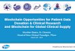 Blockchain Opportunities for Patient Data Donation ......Blockchain Opportunities for Patient Data Donation & Clinical Research and Blockchain for Global Clinical Supply Munther Baara,