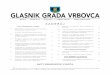 Broj 1 – Godina II – Vrbovec, 1. veljače 2019. · o visini paušalnog poreza po krevetu i smještajnoj jedinici na području grada Vrbovca Članak 1. Ovom Odlukom određuje se