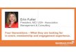 Four Generations, One Workplace · Four* Generations, One Workplace Erin M. Fuller, FASAE, CAE President, Association Management & Consulting . MCI USA