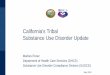 California’s Tribal Substance Use Disorder Update...The California Opioid Overdose Surveillance Dashboard – Annually updated. – Can be broken down to reveal stats by drug, age,