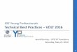 IISE Young Professionals Technical Best Practices VOLT 2016 · I I S E Y O U N G P R O F E S S I O N A L S 1 IISE Young Professionals Technical Best Practices –VOLT 2016 Jared Dunlap