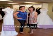 Joyce Coelho & Cecilia Domingo - WordPress.com · in a red gown and another who wanted black bridesmaid dresses accented with “Care Bear colors.” “Most brides come in with an