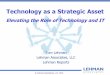 Technology as a Strategic Asset - Lehman Associates Technology as a... · © Lehman Associations, LLC 2016 AMS Use and Satisfaction 2006-2016 AMS International: CA, AU, UK 2010,13,16