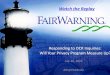 Watch the Replay - FairWarning · Janneen Lambert, CPC, CPC-H, CHC, CHPC Associate Administrator Regulatory Compliance ... •Reviewed and updated privacy policy –Made a change