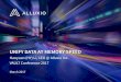 UNIFY DATA AT MEMORY SPEED finish a query; using Alluxio, where data may hit local or remote Alluxio