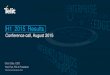 Telit: IoT Solutions Provider - Modules, IoT Platforms & IoT ... - H1 … · 2017-09-15 · Telit runs a global-footprint MVNO providing connectivity & VAS solutions In Sep 2013,