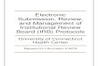 Electronic Submission, Review, and Management of ... · Electronic Submission, Review, and Management of Institutional Review Board (IRB) Protocols Request for Information 2-2279