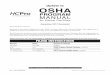 Update to OSHA - HCPro · Dear HCPro Customer: Enclosed is your latest supplement to the OSHA Program Manual for Dental Facilities.This supplement is designed to keep your product
