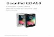 ScanPal EDA50 - Posnet Polska S.A. · ScanPal EDA50 Enterprise Hybrid Device User Guide i ScanPal EDA50 Enterprise Hybrid Device (Model EDA50-011/EDA50-111) Android™ 4.4 OS version