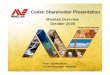 Codan Shareholder PresentationCodan Shareholder Presentation · Microsoft PowerPoint - Minelab AGM Presentation [Compatibility Mode] Author: OwenG Created Date: 10/22/2008 4:10:24