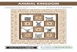 ANIMAL KINGDOM Just Kisses - Robert Kaufman Fabrics · ANIMAL KINGDOM For questions about this pattern, please email Patterns@RobertKaufman.com. Finished quilt measures: 50” x 60”