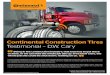 Continental Construction Tires Testimonial – D.W. Cary...Commercial Vehicle Tires | Contact Your Continental Representative Today! Need a Representative? Call 1 (800) 450-3187 Continental’s