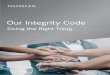 Our Integrity Code - daimler.com€¦ · place in our company. Principles for Working Together Diversity and equal opportunity At Daimler, we appreciate the differences between our