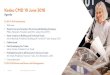 Kesko CMD 19 June 2018 · Kesko CMD 19 June 2018 Agenda 1 19.6.2018 KESKO CMD 2018 | Investor Relations 13.30-17.30 Presentations • Welcome • Kesko’s Journey Towards a More