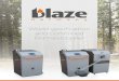 Wood gasification and combined biomass boiler€¦ · Hybrid BIOMASS for wood, pellets, briquettes, wood chips and sawdust All the advantages of gasification boiler BLAZE HARMONY