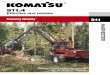 911 - SERVISKOG · The Komatsu 911.4 is part of the latest generation of versatile harvesters that ... whether thinning or final logging. That’s one way to sum up our extensive