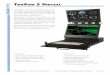 Dual Flip-Up LCD Monitors with Integral Keyboard and ... · Dual Flip-Up LCD Monitors with Integral Keyboard and Trackball in Rack Drawer RUGGED METAL ENCLOSURE. The TwoView 2 Vertical’s