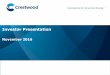 Crestwood Investor Presentation Nov 2016 - s2.q4cdn.coms2.q4cdn.com/398504439/files/doc_presentations/... · Investor Presentation November 2016. ... • On June 3, 2016, Crestwood