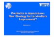 Prebiotics in Aquaculture: New Strategy for Larviculture ... · intestinal microflora of healthy fish (Ringo & Gatesoupe, 1998) ... COFFEE SUBSTITUTE (by roasting) Inulin and oligofructose