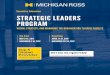 Executive Education STRATEGIC LEADERS PROGRAM2015 Top 10 Global ... including engagements with Bank of America, Bank Mandiri, Chicago Public Schools, Chrysler-Fiat, Grainger, Masco,
