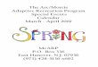 The Arc/Morris Adaptive Recreation Program Special Events ... 2019.pdf · The Arc/Morris Adaptive Recreation Program Special Events Calendar March - April 2019 McARP P.O. Box 336
