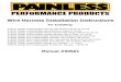 Wire Harness Installation Instructions - Painless Performance The Painless wire harness is designed