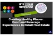 Creating Healthy Places: Food and Beverage Experiences in ... · ARTISANAL COFFEE & FOOD DELIVERED WITH FIRST CLASS SERVICE Inﬂuenced by the renowned coffee culture of Melbourne