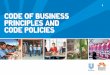 Unilever Code of Business Principles and Code Policies€¦ · Unilever strives to be a trusted corporate citizen and, as an integral part of society, to fulfil our responsibilities