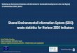 Shared Environmental Information System (SEIS): …...Waste management and marine litter indicators 8 Refine indicator set in line with extension of H2020 (prevention dimension, marine