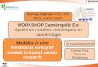 WORKSHOP Cancéropôle Est · 1/2/4/X cells Collection of I-spheroides and LSM 3D culture of mammary epithelial cells and microinjection of cancer cells to follow in vivo establishment